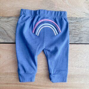 5 for $10 Pekkle baby legging 3m blue rainbow baby girl